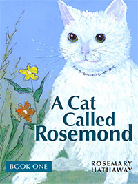 Image description: book cover for A Cat Called Rosemond - Book One - Amy Goes Wiggy-Waggy-Woo.